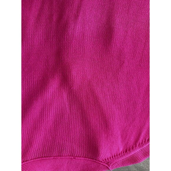 Tuckernuck Pomander Place Hot Pink Slone Cardigan Size Medium - Picture 9 of 9
